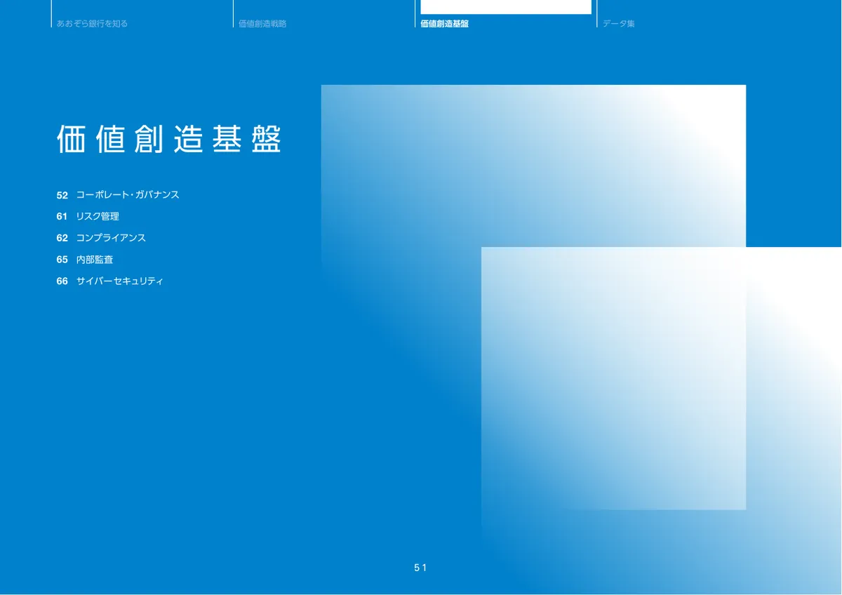 株式会社あおぞら銀行「統合報告書 ディスクロージャー誌 2026 本編」52 ページ目