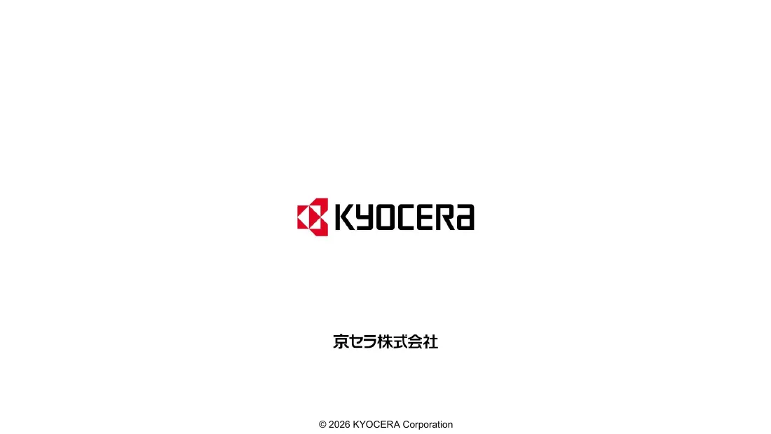 京セラ株式会社「2027年3月期 第1四半期 決算説明会資料」28 ページ目