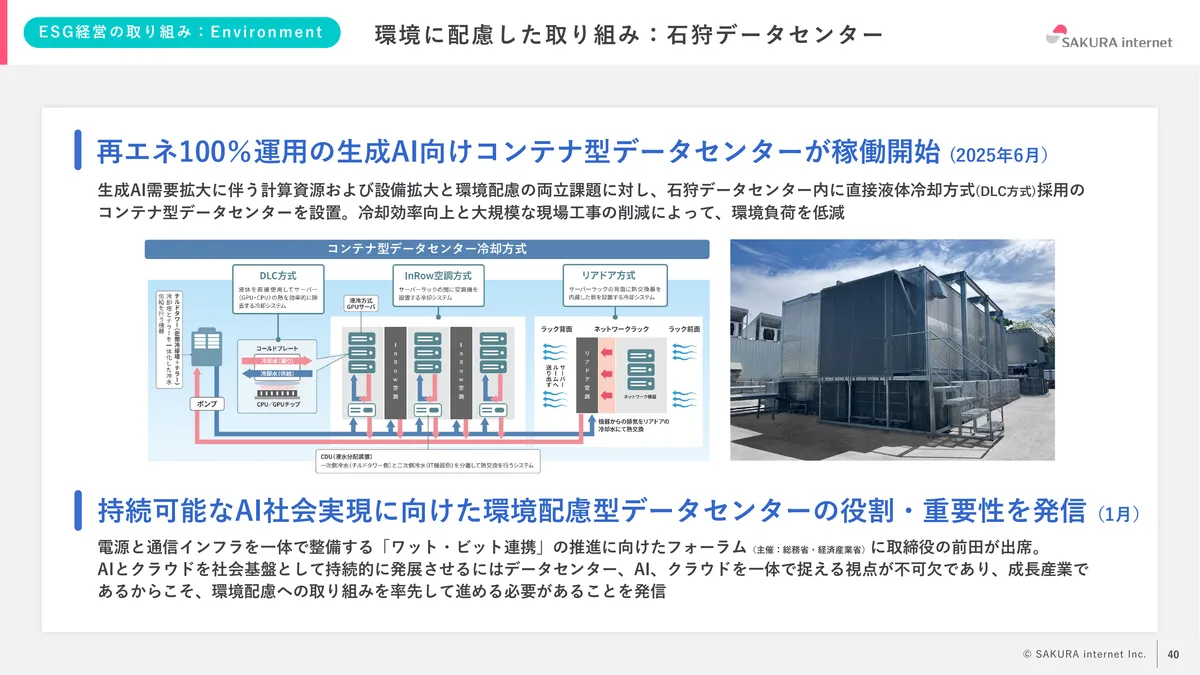 さくらインターネット株式会社「2026年3月期 期末 決算説明資料」40 ページ目